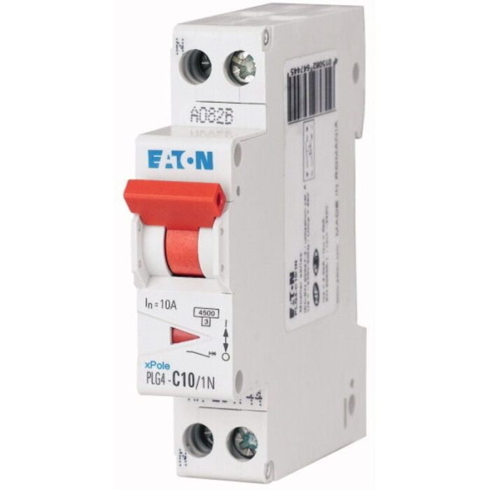 Disjoncteur Eaton Moeller 1P+N 10A - Protection Électrique