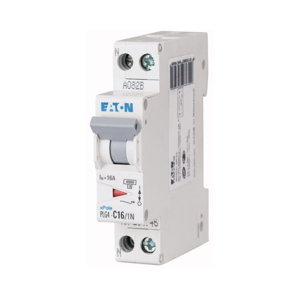 Disjoncteur Eaton Eaton Moeller 1P+N, 16A, montage rail DIN ( Prix pour 1 )
