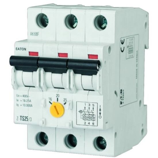 Eaton - Ts63 De Z/3 Tarif Interrupteur 63 A 3 Broches 50-63 A Puissance Protection Du Moteur 266862