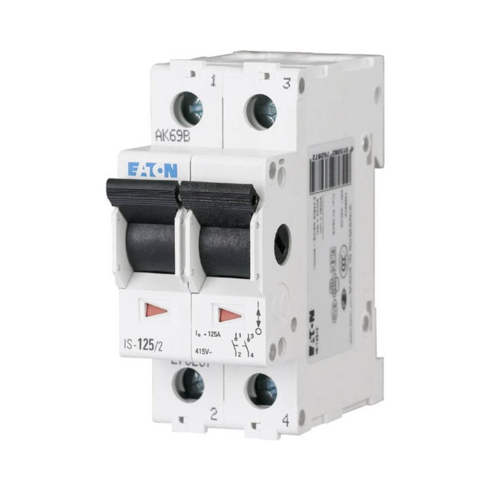 276259 Interrupteur Principal, 2p, 240 V, 20 A - Eaton