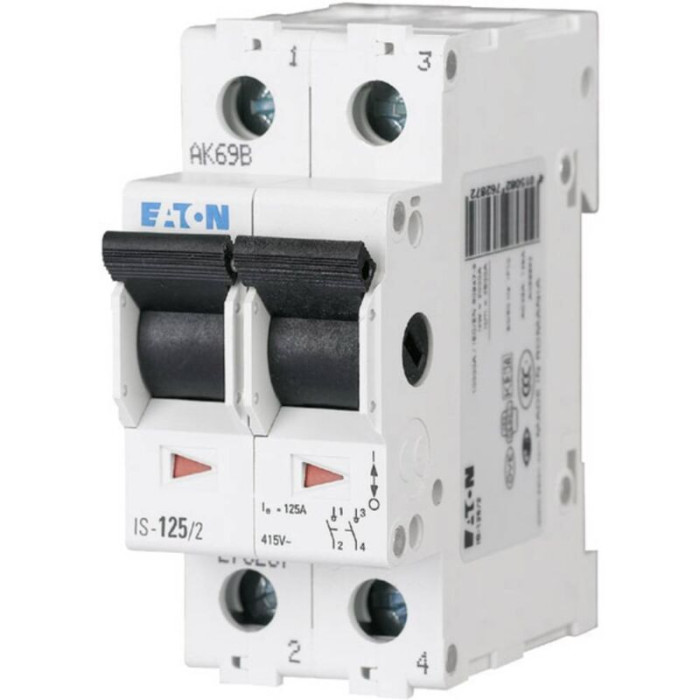 276259 Interrupteur Principal, 2p, 240 V, 20 A - Eaton