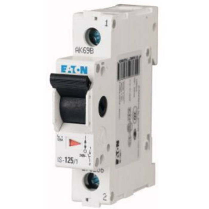 276262 interrupteur principal, 1P, 240 v, 25 a - Eaton