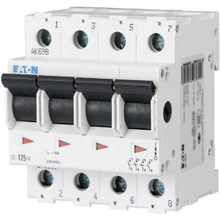 Interrupteur Général Eaton Is-25/4 276265 Gris 4 Pôles 25 A 400 V 1 Pc(S)