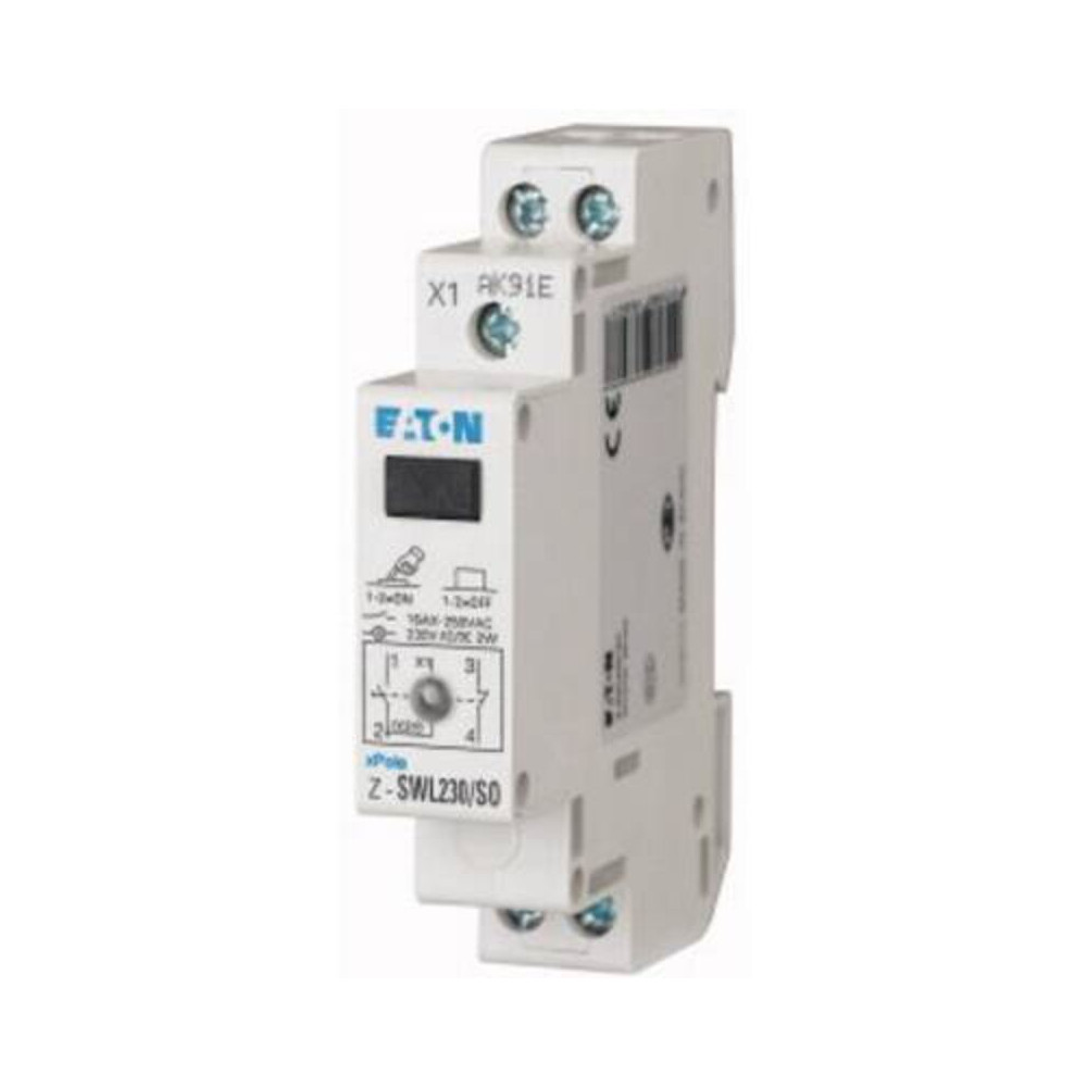 Eaton - 276307 interrupteur, led, 230 ac/dc, 1S + 1Ö, 16 a, orange