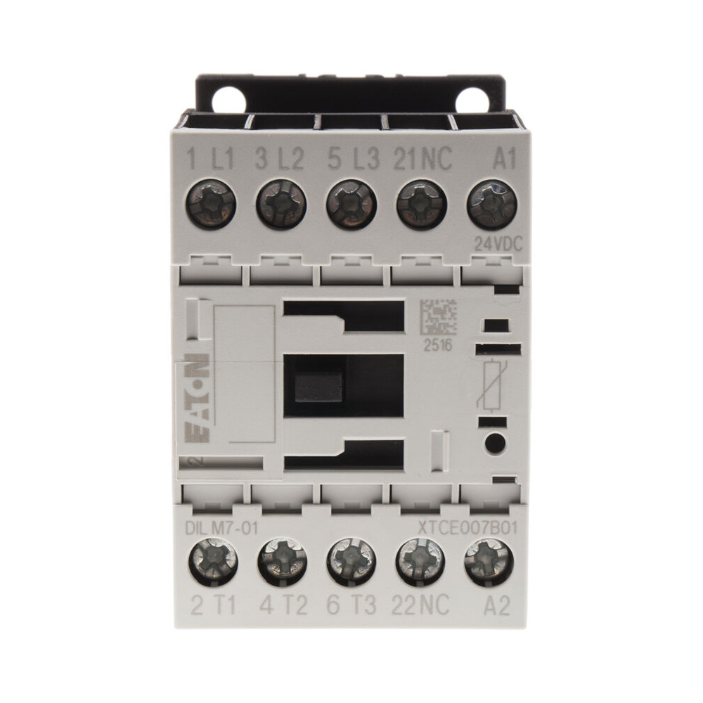 Contacteur Eaton série Eaton Moeller, 3 pôles , 3NO, 7 a, 24 v c.c., 3 kW ( Prix pour 1 )
