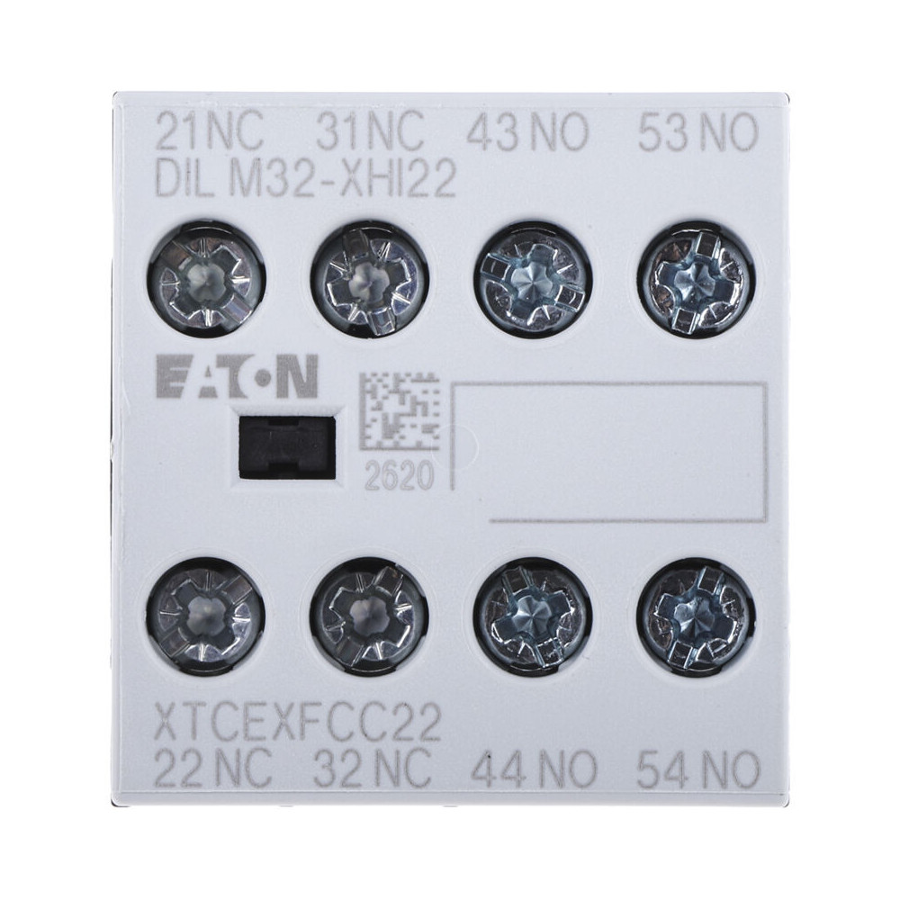 Contact auxiliaire Eaton Eaton Moeller 4 contacts 2 nf + 2 no à vis ( Prix pour 1 )