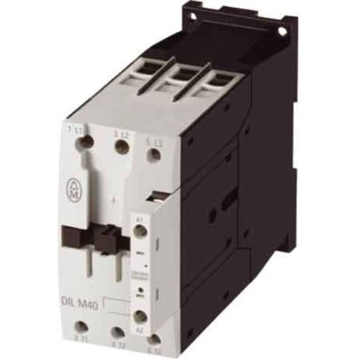 Contacteur Eaton Série Eaton Moeller, 3 Pôles , 3no, 40 A, 24 V C.c., 18,5 Kw ( Prix Pour 1 )