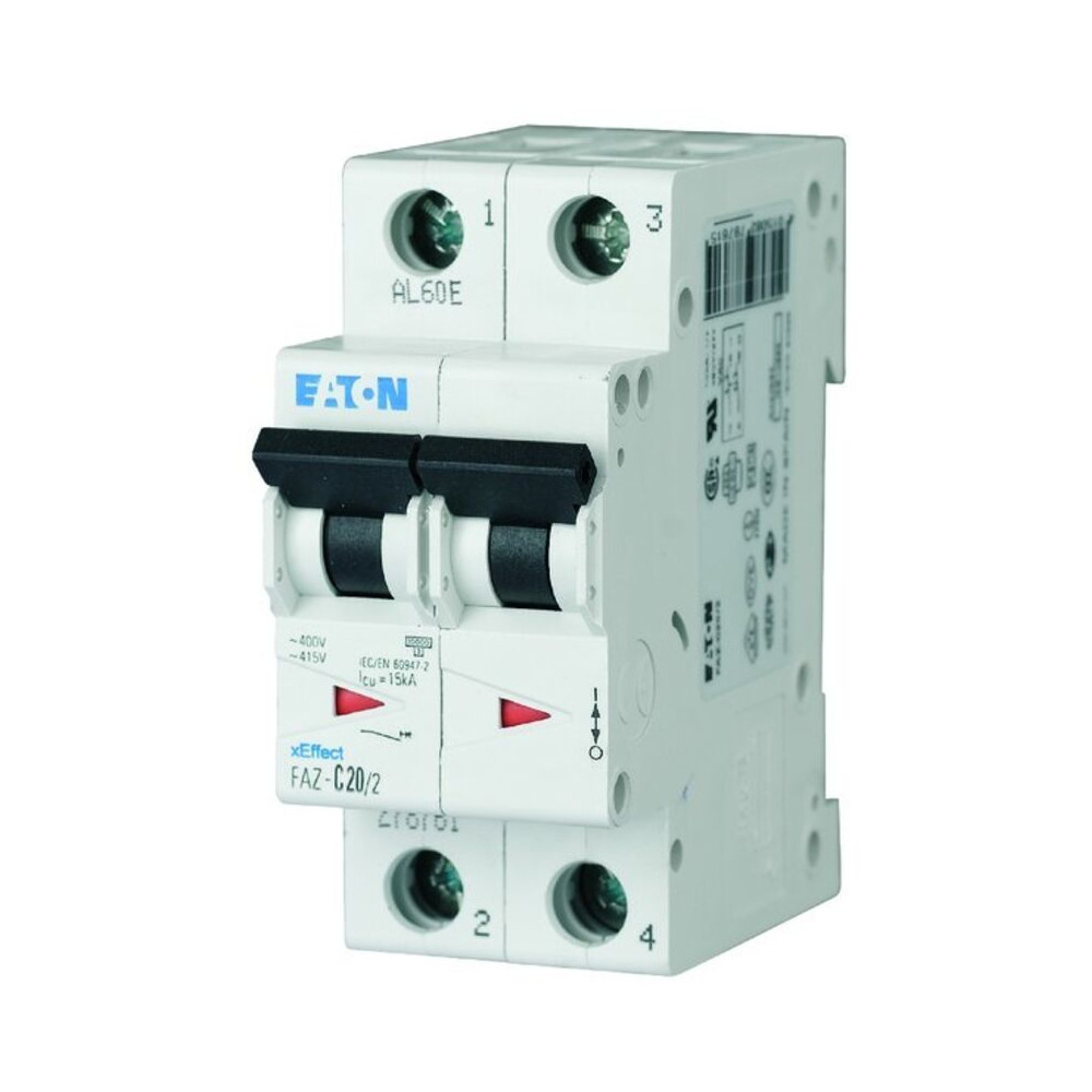 Disjoncteur Série 15ka 2 Pôles Faz-b16/2 - Eaton