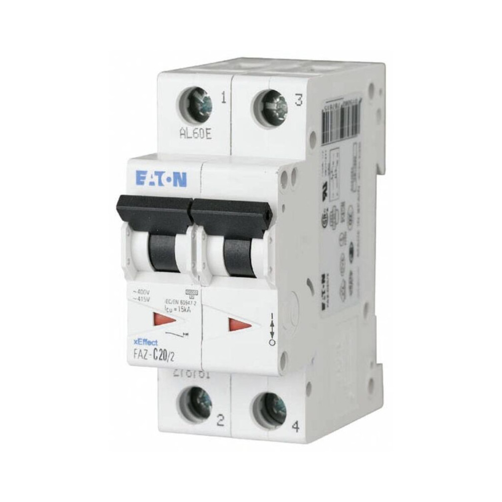 Eaton 278754 Faz-c6/2 Disjoncteur 6 A 400 V/ac Y786632