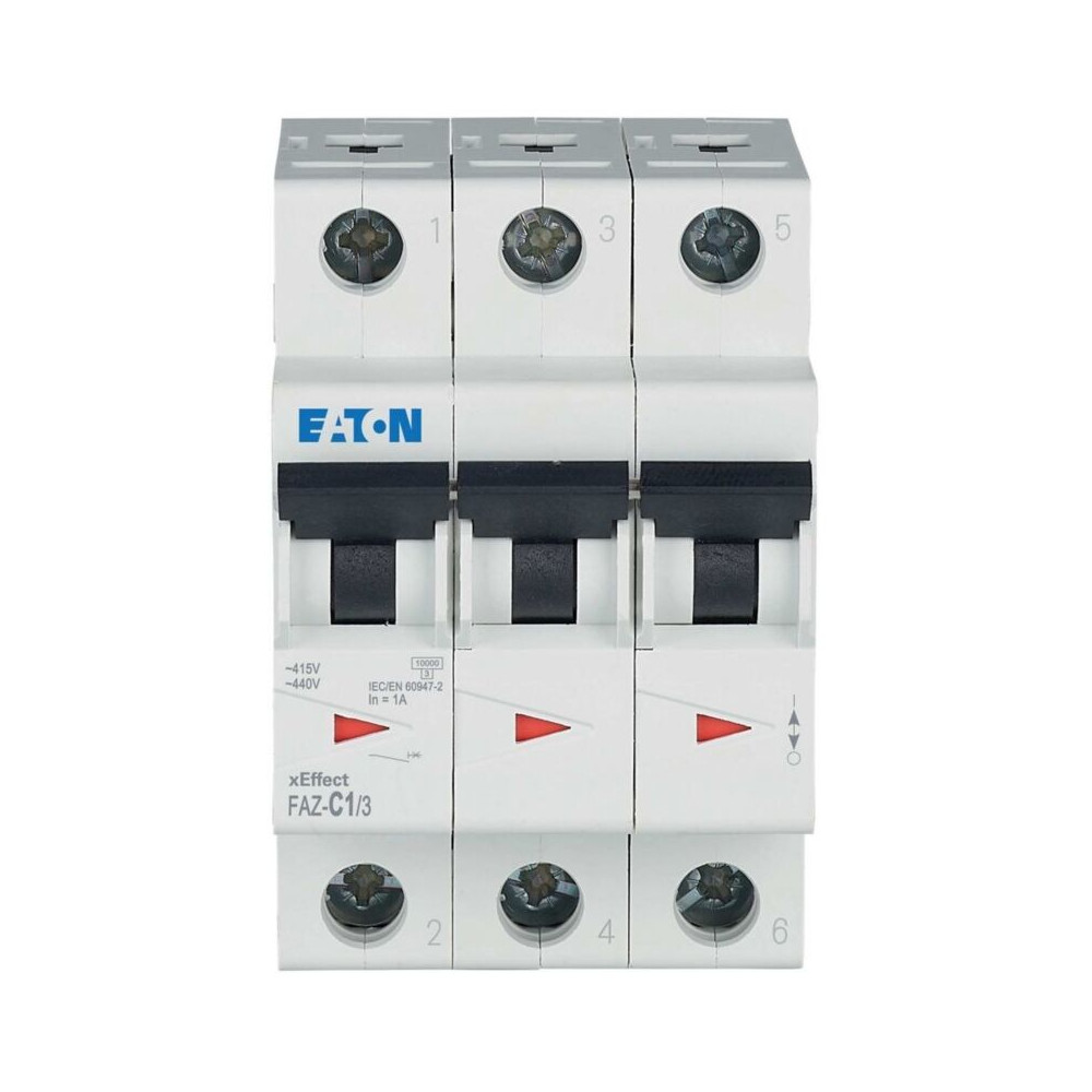 Disjoncteur Eaton Moeller Faz-c1/3 C 1 A 3p