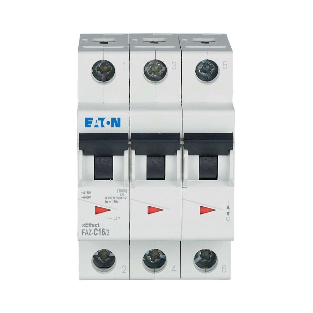 Eaton - Leitungsschutzschalter C 16a, 3p Faz-c16/3 (moeller) 278873