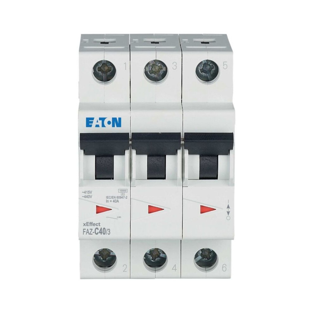 Disjoncteur 40 A 400 V/ac - Eaton FAZ-C40/3