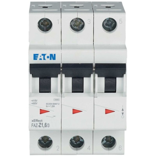 Eaton - 278920 Disjoncteur 1, 6a, 3p, Z-char