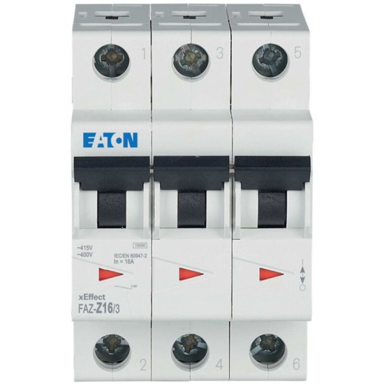 Eaton (moeller) Disjoncteur Faz-z16/3 Z 16 A, 3p Interrupteur De Circuit 278927