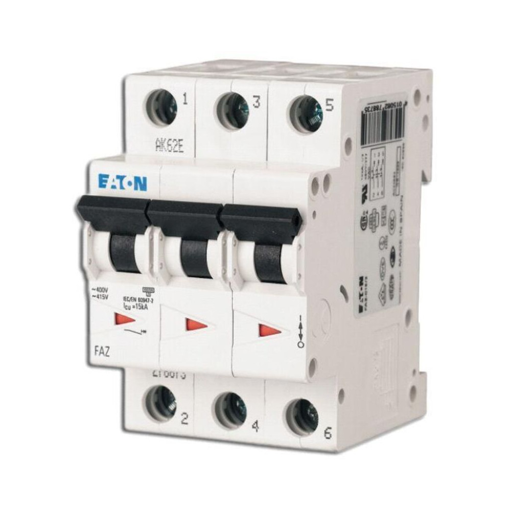 Eaton Faz-z20/3 Disjoncteur 20a 230/400v Protection Circuit