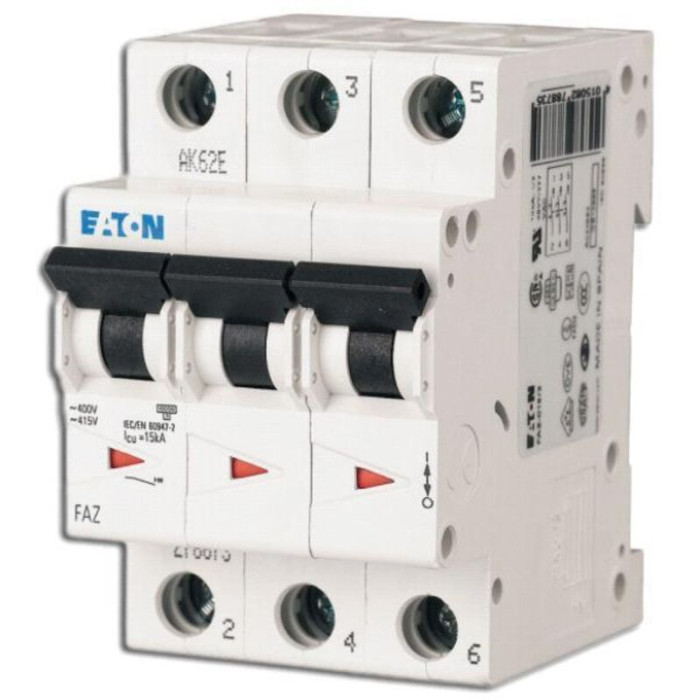 Eaton Faz-z20/3 Disjoncteur 20a 230/400v Protection Circuit