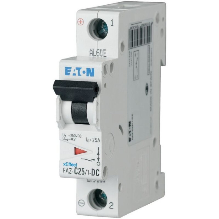 Eaton - Leitungsschutzschalter C 6a Dc, 1p Faz-c6/1-dc (moeller) 279125