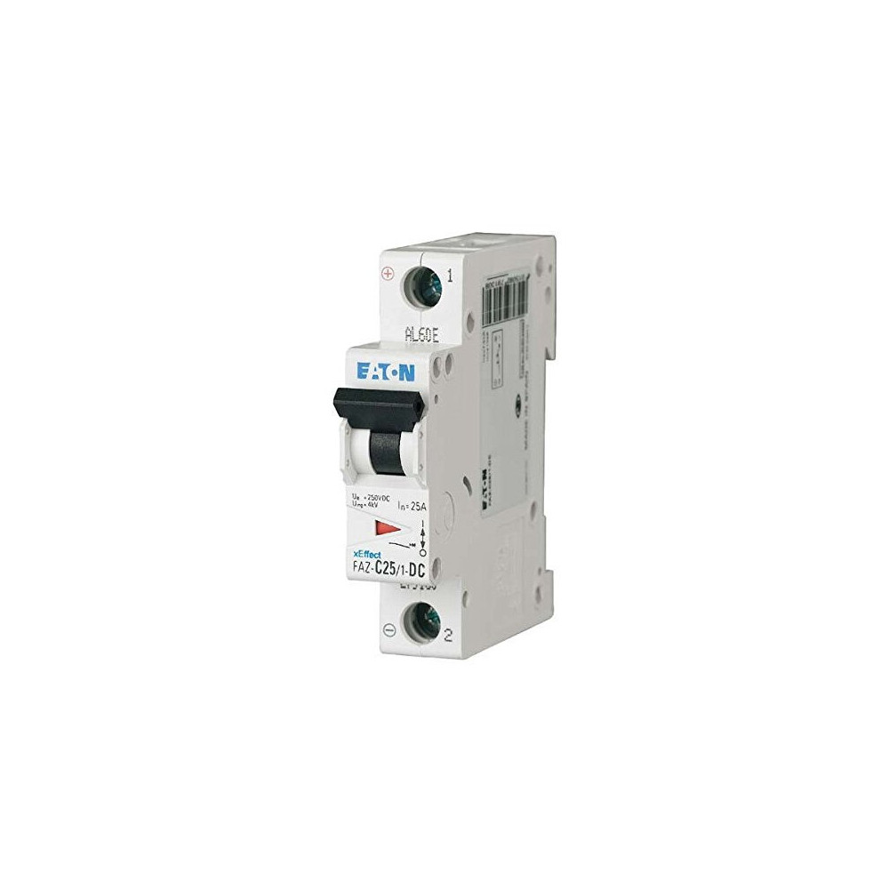 Disjoncteur Modulaire 25a 1p Courbe C Dc Eaton Faz-c25/1-dc
