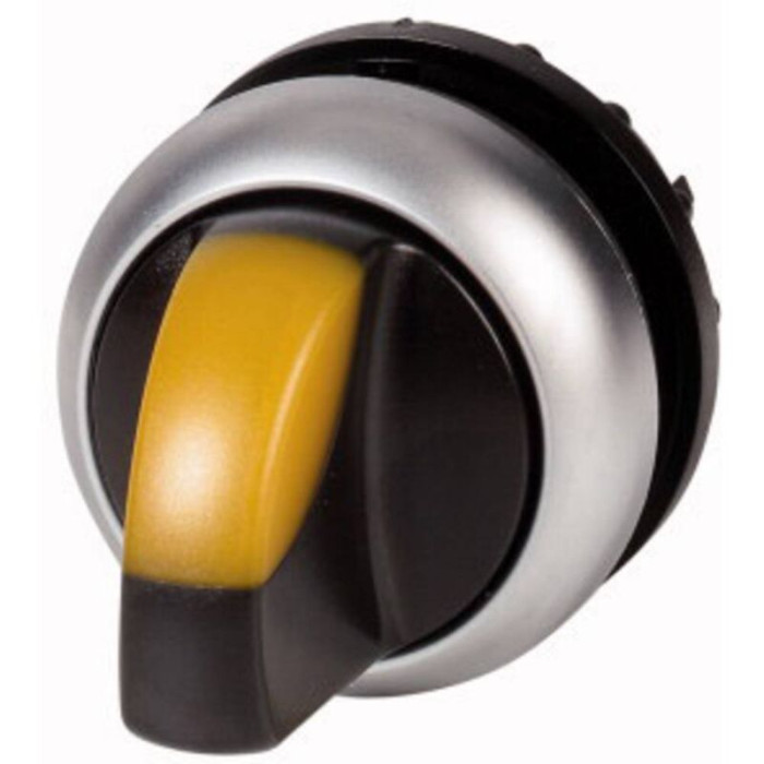 Eaton 284396 M22-wlkv-y Bouton Sélecteur Collerette Plastique Levier Noir 1 Pc(s)