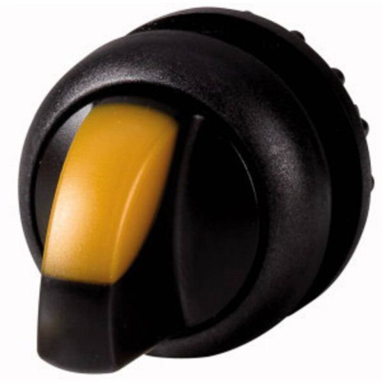 Bouton Sélecteur Eaton M22s-wlkv-y Noir