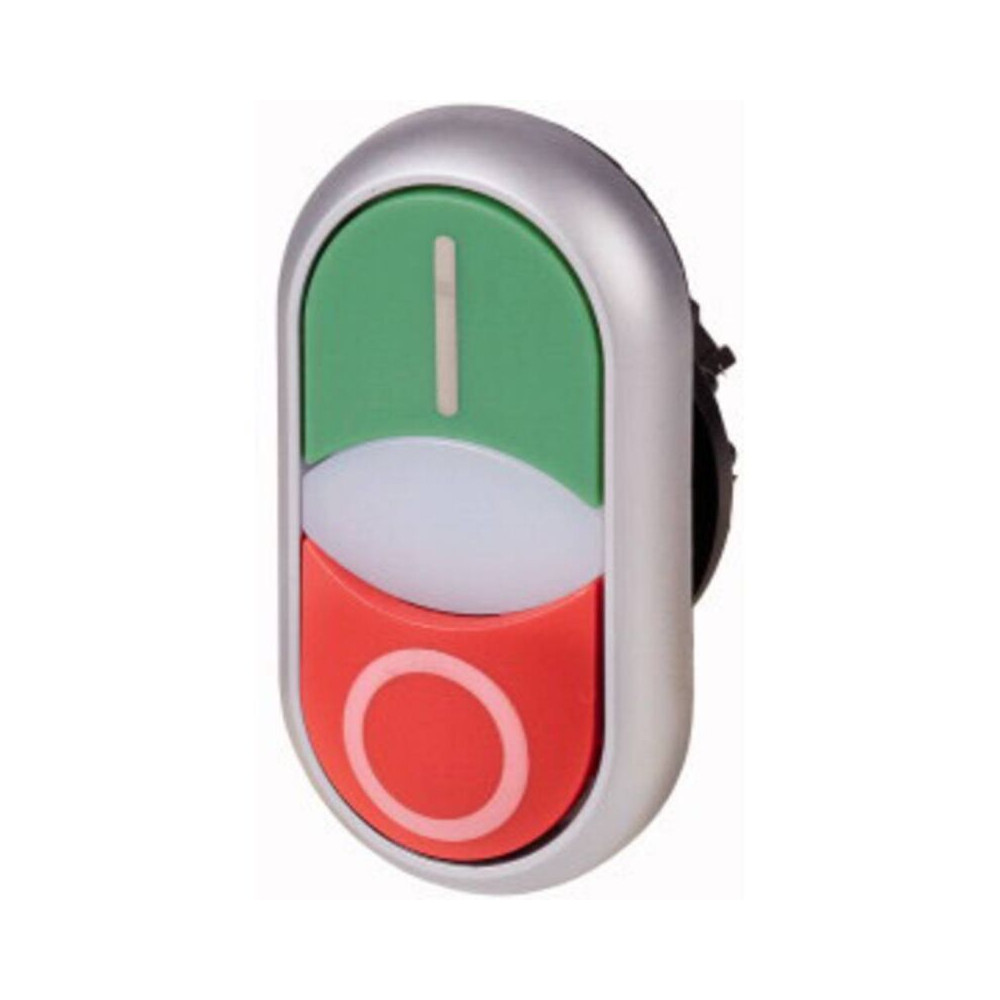 284830 M22-ddlm-gr-x1/x0 Bouton-poussoir À Double Touche Collerette Plastique 1 Pc(s) - Eaton
