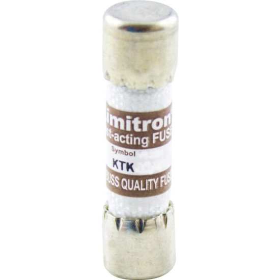 Micro-fusible Bussmann By Eaton Ktk 15a (ø X L) 10.3 Mm X 38 Mm 15 A 600 V Ultra-rapide -ff- 1 Pc(s) S37411