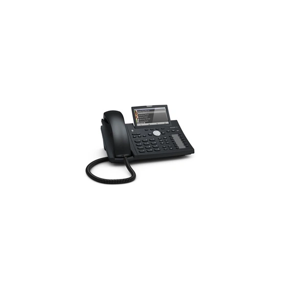 300 Desk Telephone D375 Couleur Voip / SIP Téléphone Bureau ; 4.3" Tilt Pouvoir Couleur A Haute Résolution D'affichage, 12 Ident
