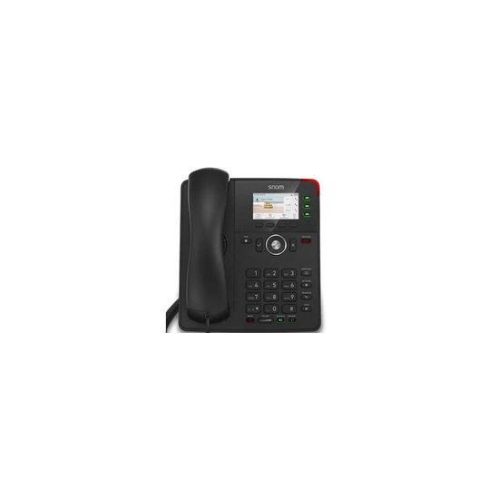 Téléphone de bureau D717 Téléphone IP Noir 3 lignes TFT