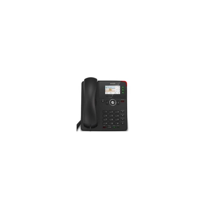 Téléphone de bureau D717 Téléphone IP Noir 3 lignes TFT