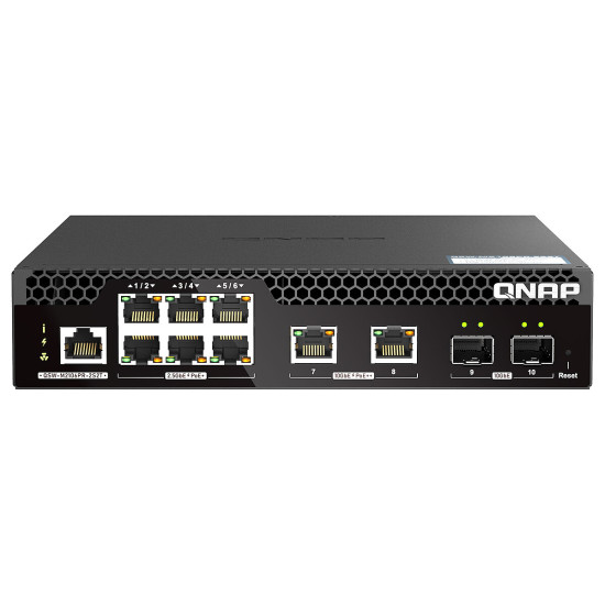 QNAP QSW-M2106PR-2S2T - Switch Web Manageable PoE++