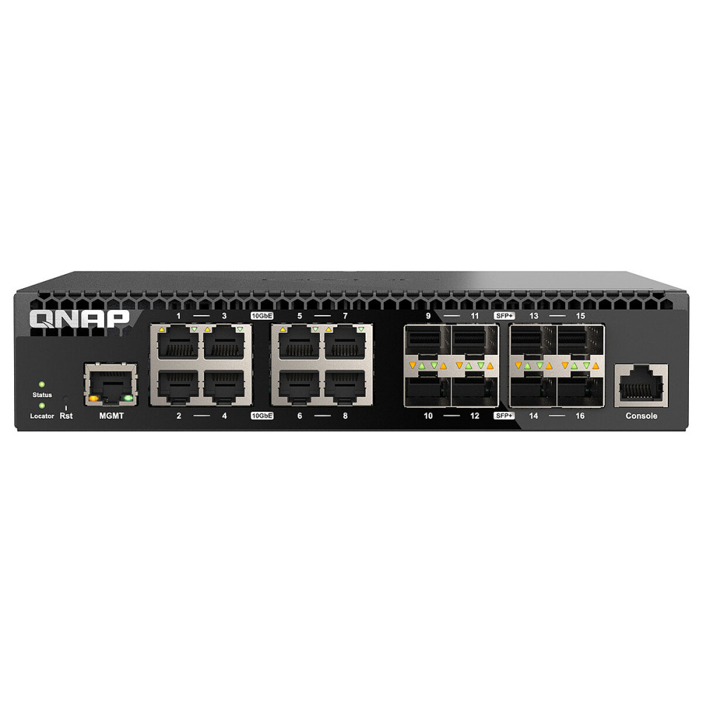 QNAP QSW-M3216R-8S8T - Switch 10 GbE 16 Ports
