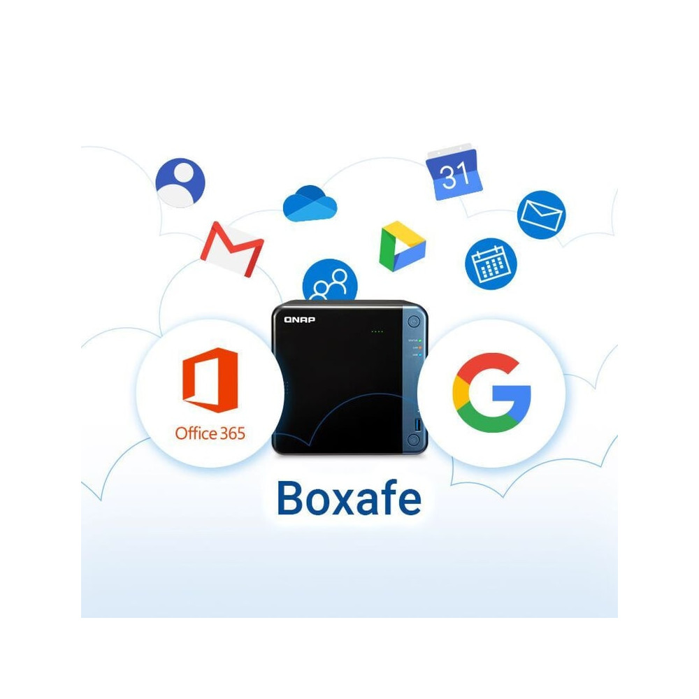 QNAP LS-BOXAFE-GOOGLE-1USER-1Y logiciel utilitaire pour PC 1 licence(s) Sauvegarde / Récupération 1 année(s) - Neuf