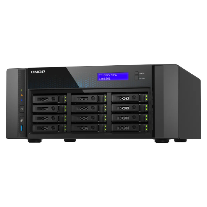 QNAP TS-H1277AFX-R7-32G - NAS 12 Baies Noir