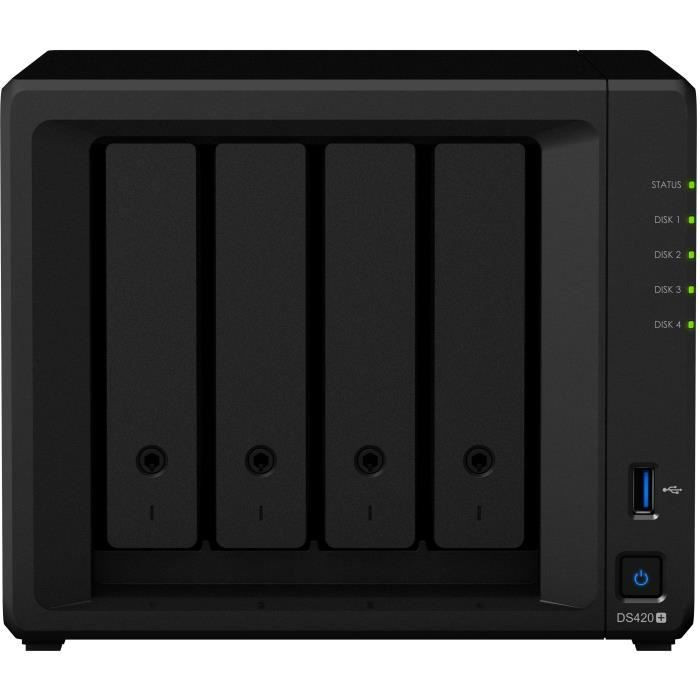 Serveur de Stockage NAS SYNOLOGY DS420+ - 4 Baies