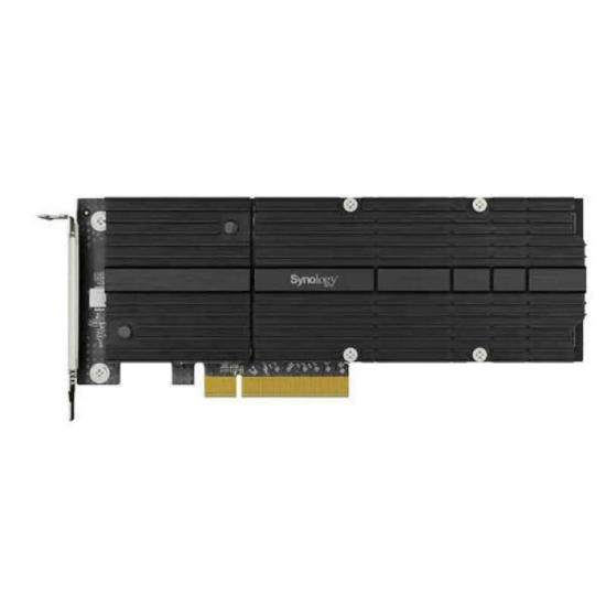 Carte Réseau SYNOLOGY M2D20 - Performance Optimisée