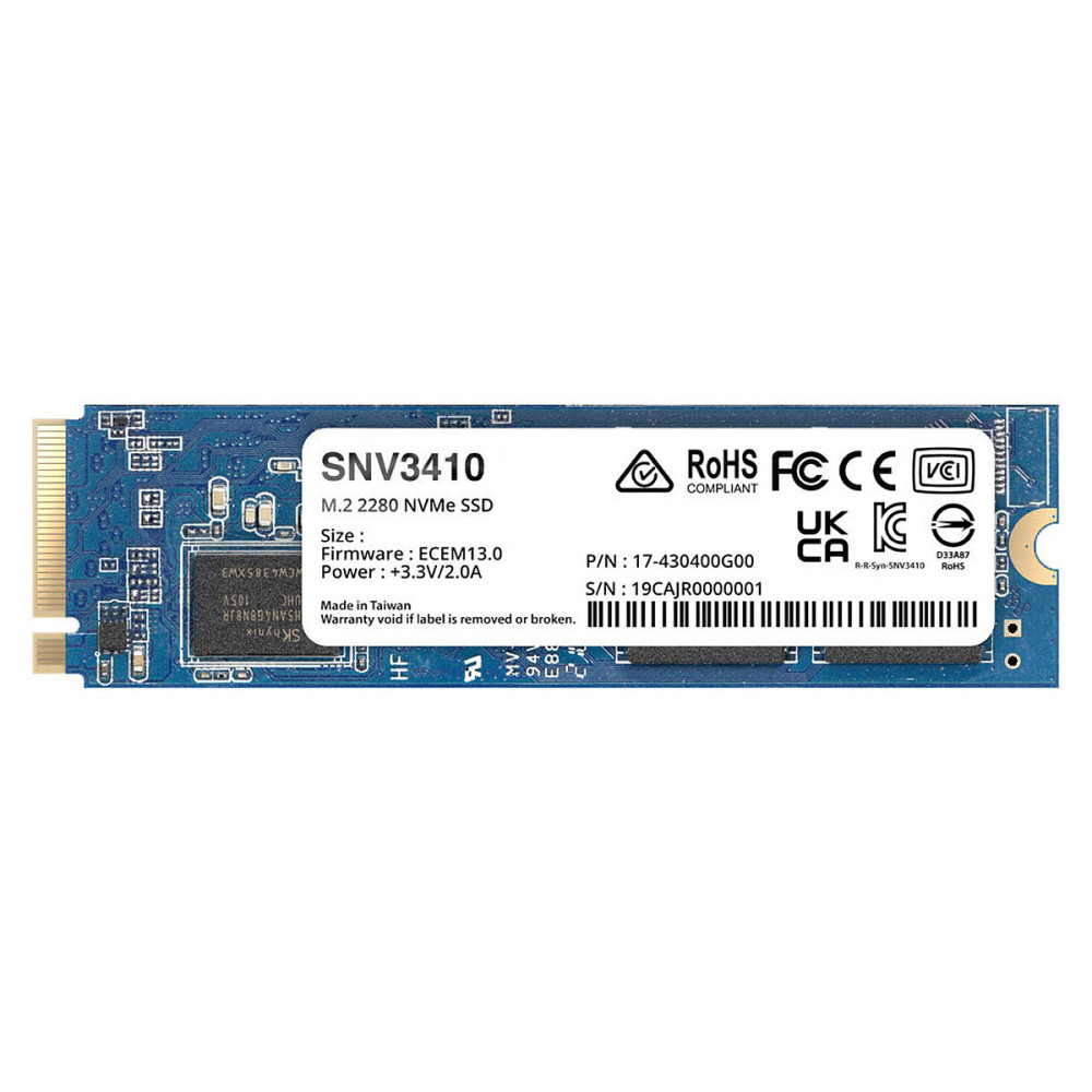 SSD Synology SNV3410-400G - 400 Go NVMe