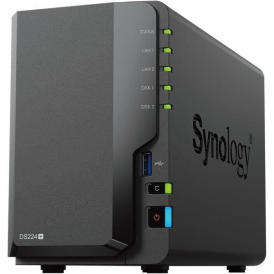 Serveur NAS Synology DS224+ - 2 Baies