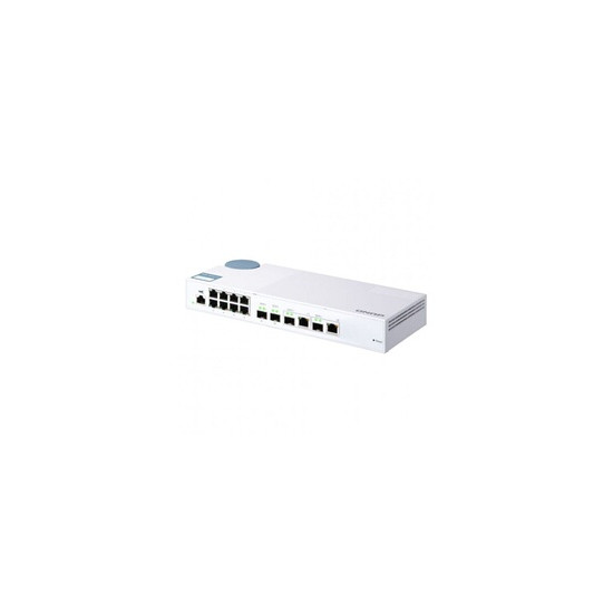 QSW-M408-2C - Commutateur - Géré - 2 x 10 Gigabit SFP+ + 2 x combo 10 gigabits SFP+ + 8 x 10/100/1000 - de bureau