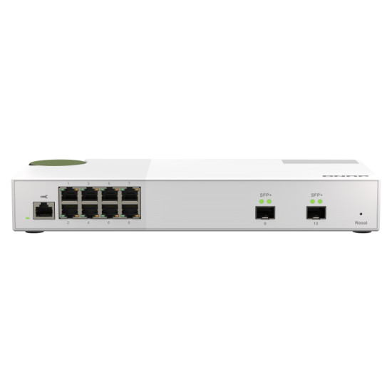 QNAP QSW-M2108-2S commutateur réseau Géré L2 2.5G Ethernet (100/1000/2500) Gris - Neuf