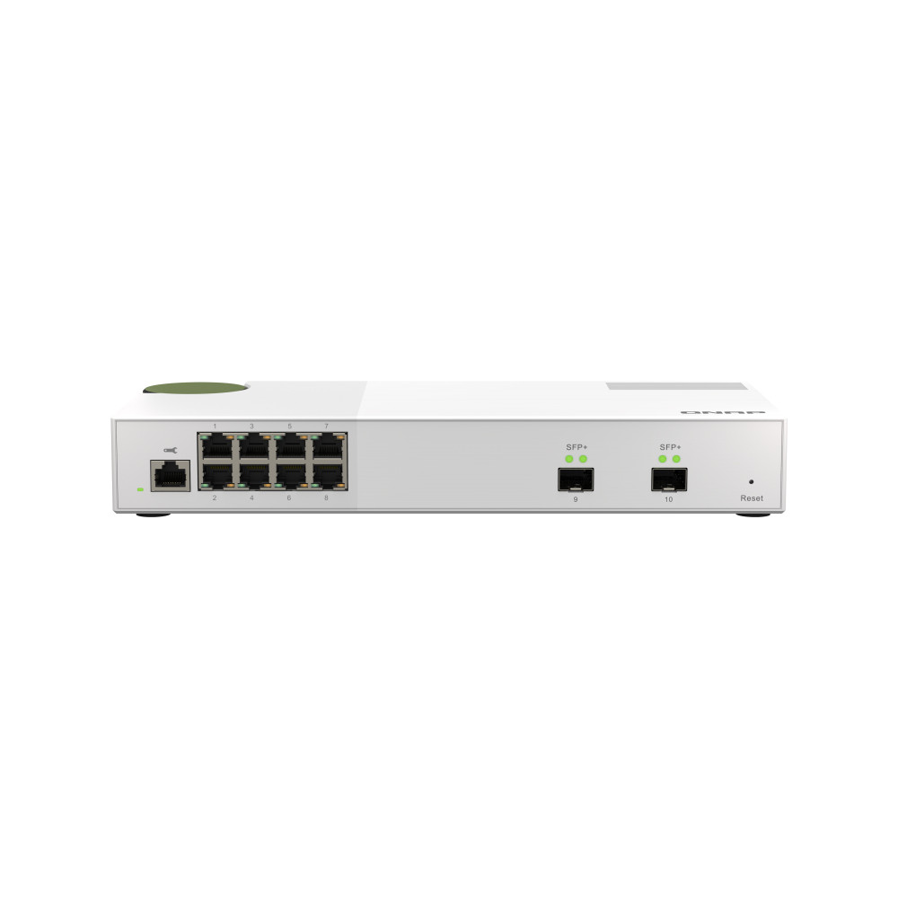 QNAP QSW-M2108-2S commutateur réseau Géré L2 2.5G Ethernet (100/1000/2500) Gris - Neuf