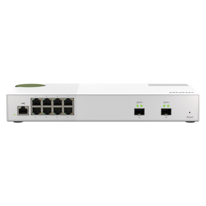 QNAP QSW-M2108-2S commutateur réseau Géré L2 2.5G Ethernet (100/1000/2500) Gris - Neuf