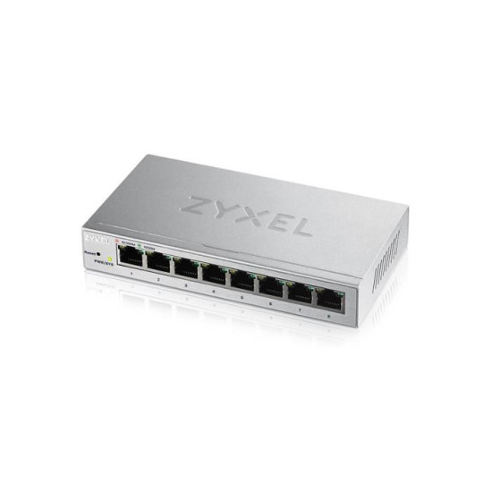 ZYXEL Commutateur Ethernet GS1200-8 8 Ports Gérable - 2 Couche supportée - Paire torsadée - Bureau