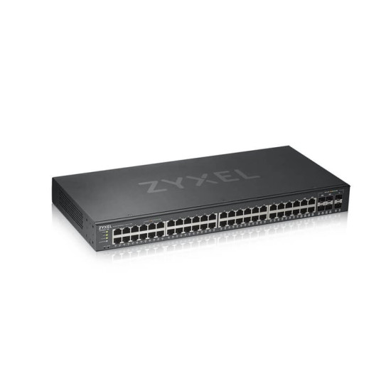 Zyxel GS1920-48V2 Géré Gigabit Ethernet (10/100/1000) Noir - Neuf