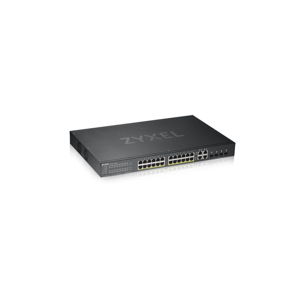 Zyxel GS1920-24HPv2 Géré L2/L3/L4 Gigabit Ethernet (10/100/1000) Connexion Ethernet, supportant l'alimentation via ce port (PoE)
