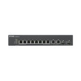 GS2220-10 - Commutateur - Géré - 8 x 10/100/1000 + 2 x SFP Gigabit combiné - Montable sur rack, fixation murale