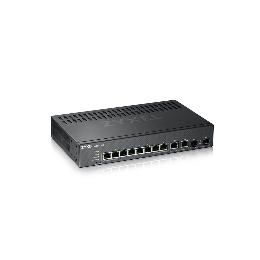 Zyxel GS2220-10 Géré L2 Gigabit Ethernet (10/100/1000) Noir - Neuf