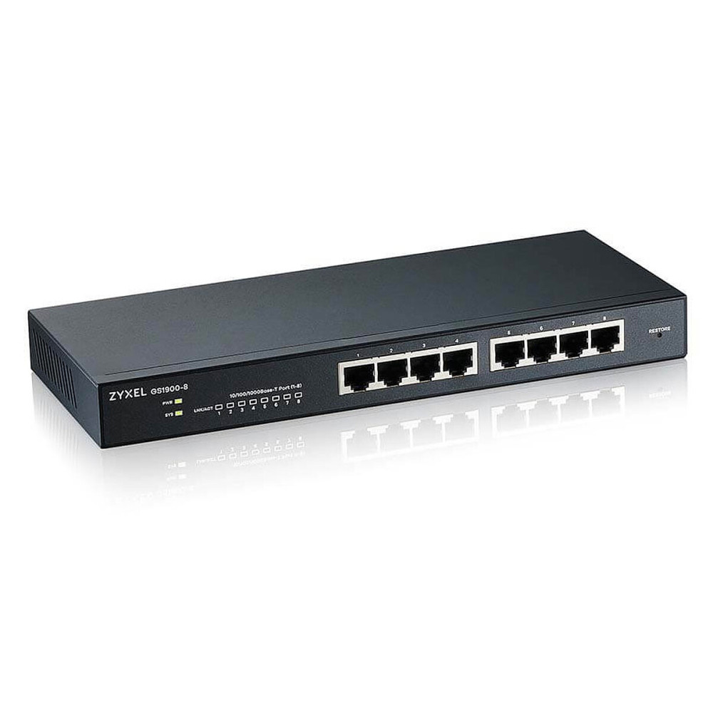 ZyXEL GS1900-8 V2 - Switch Smart Manageable 8 ports
