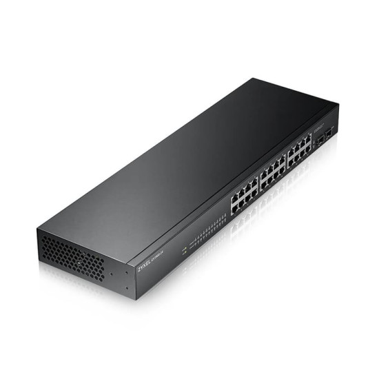 Zyxel GS-1900-24 v2 Géré L2 Gigabit Ethernet (10/100/1000) 1U Noir - Neuf