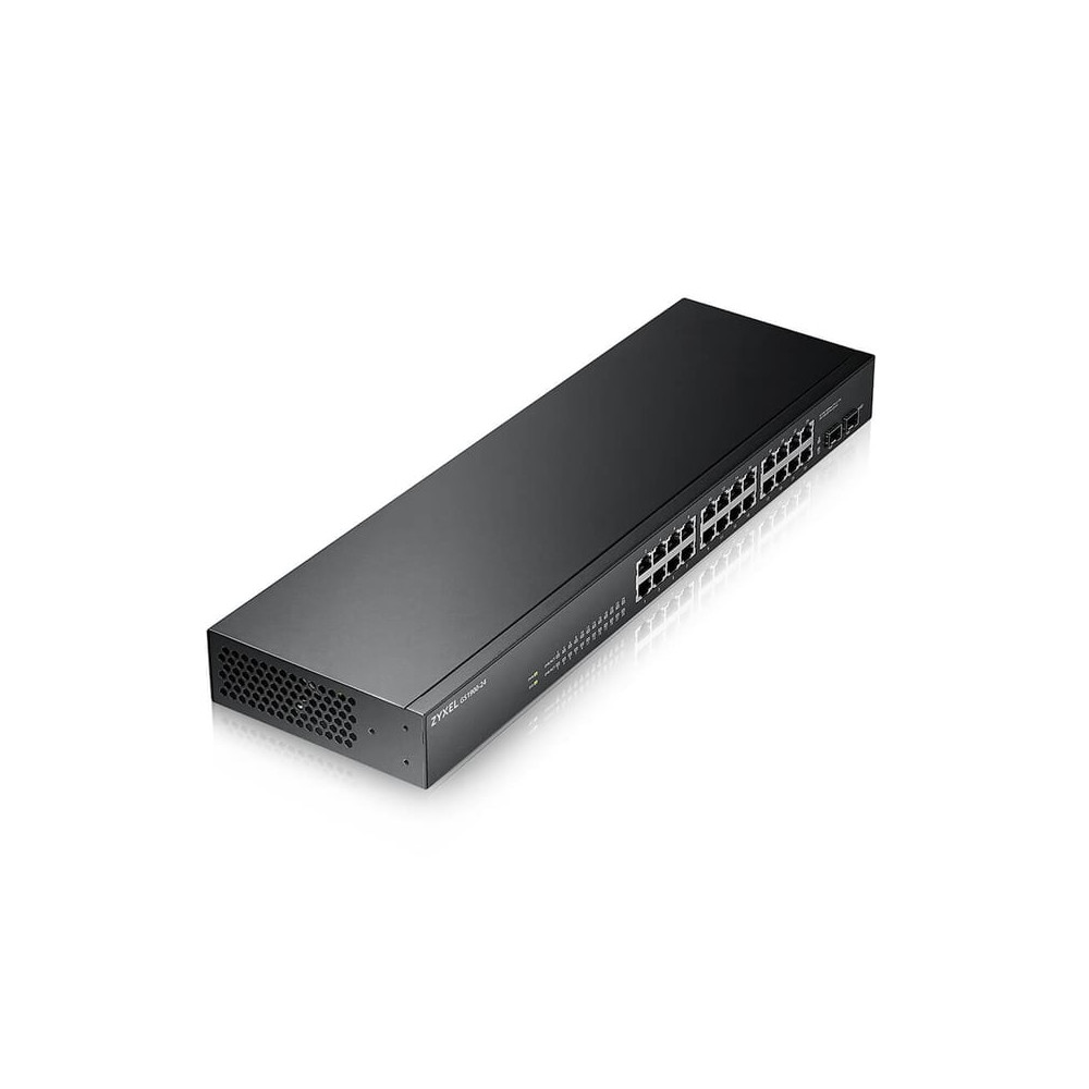 Zyxel GS-1900-24 v2 Géré L2 Gigabit Ethernet (10/100/1000) 1U Noir - Neuf