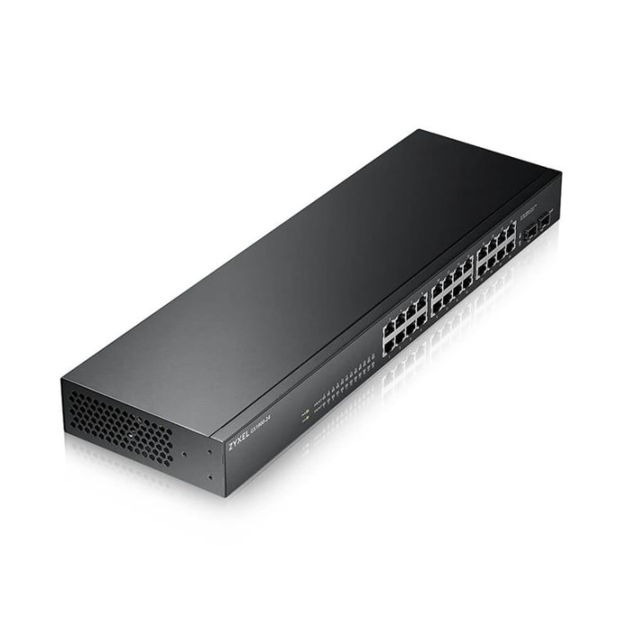 Zyxel GS-1900-24 v2 Géré L2 Gigabit Ethernet (10/100/1000) 1U Noir - Neuf